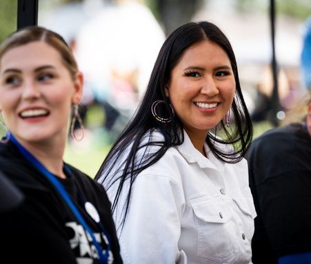 Bow Valley College student team wins silver medal during Indigenous hand games tournament