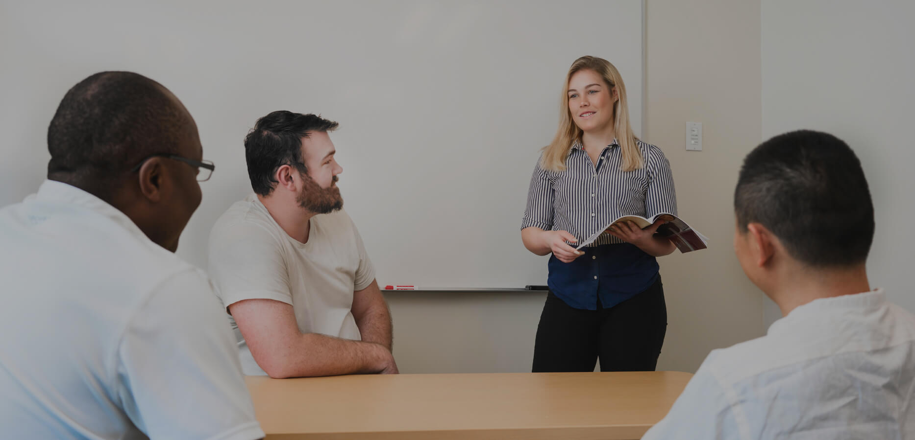 Correctional Studies learner counselling former inmate